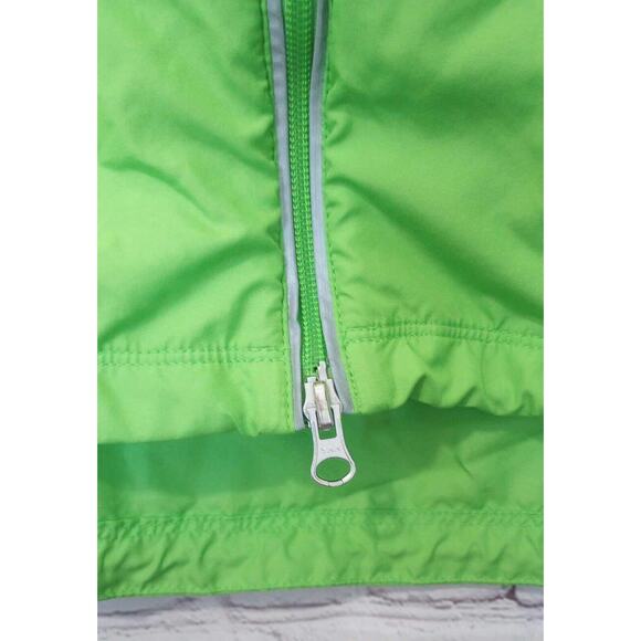 Nike Running Windbreaker Jacket Womens SZ Small Reflective Lime Neon Green - Picture 5 of 10